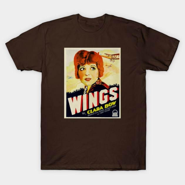 Wings Movie Poster T-Shirt by Noir-N-More